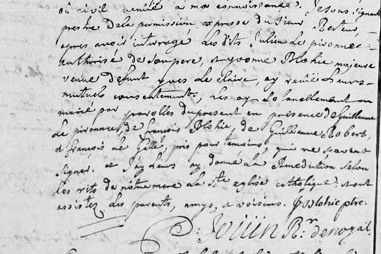 Mariage Le Pironnec Julien - Flohic Yvonne 04_02_1766 -2.jpg